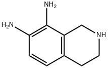 7,8-Isoquinolinediamine,  1,2,3,4-tetrahydro- Struktur