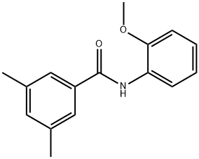 Benzamide, N-(2-methoxyphenyl)-3,5-dimethyl- (9CI) Struktur