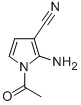 1H-Pyrrole-3-carbonitrile,1-acetyl-2-amino- Struktur