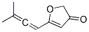 3(2H)-Furanone, 5-ethenyldihydro-2-propylidene-, (2Z,5R)- (9CI) Struktur