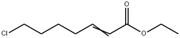 7-CHLORO-TRANS-2-HEPENOIC ACID ETHYL ESTER
 Struktur