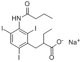 TYROPANOATE SODIUM  Struktur