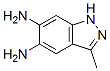 1H-Indazole-5,6-diamine,  3-methyl- Struktur