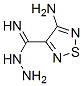 1,2,5-Thiadiazole-3-carboximidic  acid,  4-amino-,  hydrazide Struktur