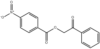 4-Nitrobenzoic acid phenacyl ester Struktur