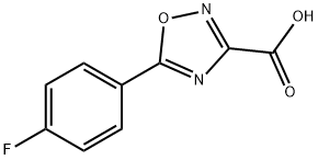 5-(4-FLUOROPHENYL)-1,2,4-OXADIAZOLE-3-CARBOXYLIC ACID Struktur