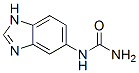 Urea, 1H-benzimidazol-5-yl- (9CI) Struktur