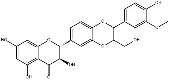 Isosilybin Struktur