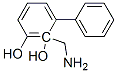 [1,1-Biphenyl]-2,3-diol, 2-(aminomethyl)- (9CI) Struktur