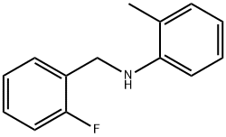 N-(2-Fluorobenzyl)-2-Methylaniline, 97% Struktur