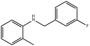 N-(3-Fluorobenzyl)-2-Methylaniline, 97% Struktur