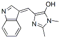 1H-Imidazol-5-ol,  4-(3H-indol-3-ylidenemethyl)-1,2-dimethyl- Struktur