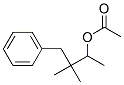 1,2,2-trimethyl-3-phenylpropyl acetate Struktur