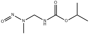 [(N-Nitrosomethylamino)methyl]carbamic acid isopropyl ester Struktur