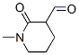 3-Piperidinecarboxaldehyde, 1-methyl-2-oxo- (9CI) Struktur