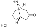 9-Azabicyclo(3.3.1)nonan-3-one Hydrochloride Struktur