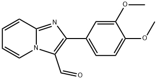 2-(3,4-DIMETHOXY-PHENYL)-IMIDAZO[1,2-A]PYRIDINE-3-CARBALDEHYDE Struktur