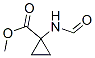 Cyclopropanecarboxylic acid, 1-(formylamino)-, methyl ester (9CI) Struktur