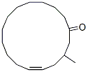 3-methyl-5-cyclohexadecen-1-one  Struktur