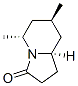 3(2H)-Indolizinone,hexahydro-5,7-dimethyl-,(5R,7R,8aR)-(9CI) Struktur