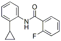 Benzamide, N-(2-cyclopropylphenyl)-2-fluoro- (9CI) Struktur