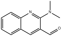 2-(DIMETHYLAMINO)-3-QUINOLINECARBALDEHYDE Struktur