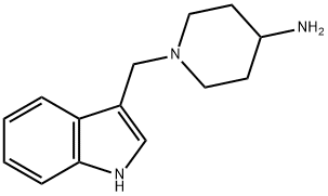 1-(1H-Indol-3-ylmethyl)piperidin-4-amine Struktur