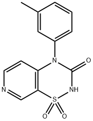 4-(3-メチルフェニル)-2H-ピリド[4,3-E]-1,2,4-チアジアジン-3(4H)-オン1,1-ジオキシド SODIUM SALT (TORSEMIDE IMPURITY) price.