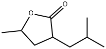 Dihydro-5-methyl-3-(2-methylpropyl)-2(3H)-furanone Struktur