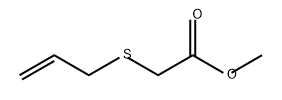 METHYL (2-PROPENYLTHIO)ACETATE Struktur