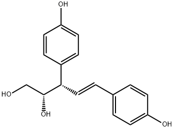 (2S,3S,4E)-3,5-Bis(4-hydroxyphenyl)-4-pentene-1,2-diol