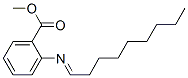 methyl 2-(nonylideneamino)benzoate Struktur