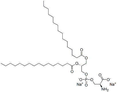 1,2-DIPALMITOYL-SN-GLYCERO-3-PHOSPHO-L-SERINE, SODIUM SALT Struktur