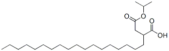 2-Octadecylbutanedioic acid 1-hydrogen 4-(1-methylethyl) ester Struktur