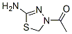 1,3,4-Thiadiazol-2-amine, 4-acetyl-4,5-dihydro- (9CI) Struktur