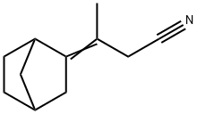 3-bicyclo[2.2.1]hept-2-ylidenebutyronitrile  Struktur