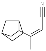 3-bicyclo[2.2.1]hept-2-yl-2-butenenitrile Struktur