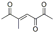 5-Methyl-4-heptene-2,3,6-trione Struktur