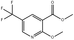 Methyl 2-methoxy-5-(trifluoromethyl)nicotinate Struktur