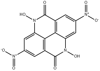 2,7-dinitro-4,9-dioxy-5,10-dioxo-4,5,9,10-tetrahydro-4,9-diazapyrene Struktur