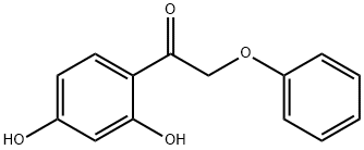 1-(2,4-DIHYDROXYPHENYL)-2-PHENOXYETHAN-1-ONE Struktur