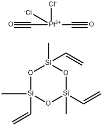 PLATINUM CARBONYL CYCLOVINYLMETHYLSILOXANE COMPLEX Struktur