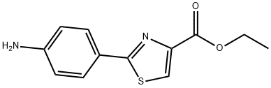 2-(4-AMINO-PHENYL)-THIAZOLE-4-CARBOXYLIC ACID ETHYL ESTER Struktur