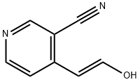 3-Pyridinecarbonitrile,4-(2-hydroxyethenyl)-,(E)-(9CI) Struktur