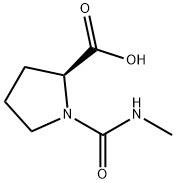 L-Proline, 1-[(methylamino)carbonyl]- (9CI) Struktur