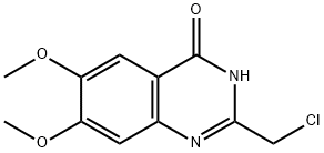 2-CHLOROMETHYL-6,7-DIMETHOXY-3H-QUINAZOLIN-4-ONE Struktur