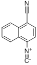 1-CYANO-4-ISOCYANONAPHTHALENE Struktur