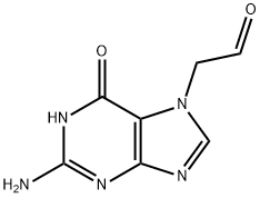 7-N-(2-oxoethyl)guanine Struktur