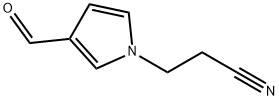 1H-Pyrrole-1-propanenitrile, 3-formyl- (9CI) Struktur