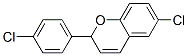 6-chloro-2-(4-chlorophenyl)-2H-1-benzopyran Struktur